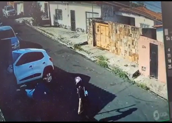 Motorista atropela assaltantes na Piçarra e leva quatro tiros; vídeo